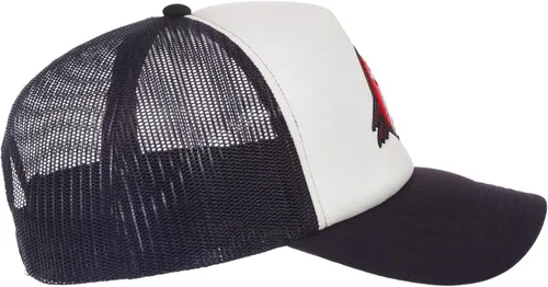 Vista 5 de Reemy Shop - Sombreros de camionero de moda 2023 Sombrero para hombres y mujeres, gorras de béisbol Snapback, gorra de malla blanca y negra