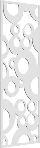 Vista 68 de 9 3/8"W x 24 3/8"H x 1/4"T Farwell Decorativos Paneles de Pared de Madera Calado, Hickory