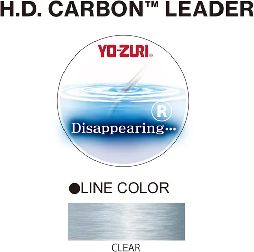 Vista 3 de Yo-Zuri H.D. Línea líder de fluorocarbono de 30 yardas Multi