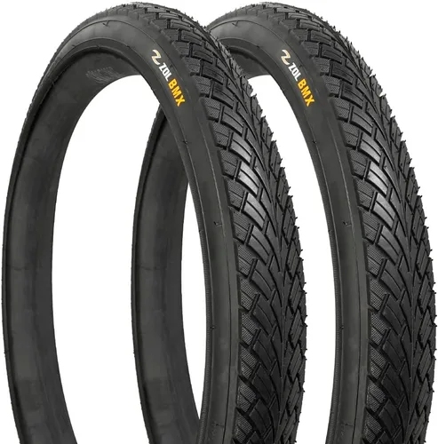 Vista 6 de Zol BMX Alambre Bicicleta Neumático 20x1.75C G5001 Negro