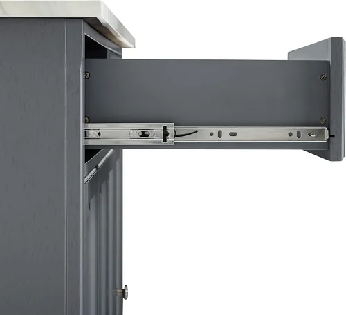 Vista 15 de Crosley Furniture Avery - Isla de cocina, estantes de almacenamiento