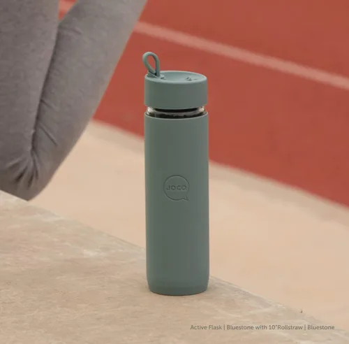 Vista 5 de JOCO Frasco activo de 17 oz (16.9 fl oz) (piedra azul)