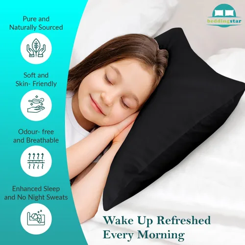 Vista 4 de Beddingstar - Funda de almohada con cierre de cremallera, 1 funda de almohada corporal de 500 hilos, 100 % algodón egipcio puro