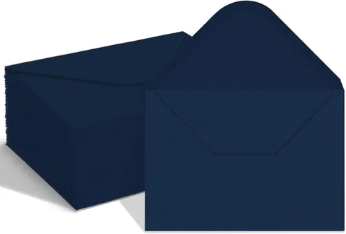 Vista 16 de Paquete de 50 sobres negros A4 de 4 x 6 pulgadas para invitaciones, imprimibles, autosellables para bodas, invitaciones, fotos, postales, tarjetas