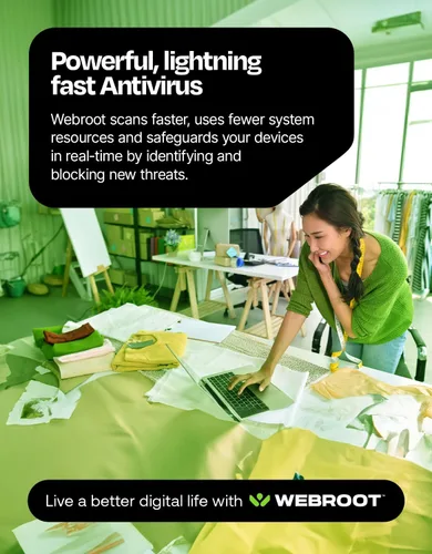 Vista 2 de Webroot Internet Security Plus Antivirus Software 2026 3 Device 1 Year Keycard for PC/Mac/Chromebook/Android/IOS + Password Manager Packaged