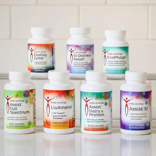 Vista 6 de Body Ecology Ayuda a los lácteos y las proteínas Suplementos de alta potencia para una digestión efectiva de lactosa y caseína Apoya