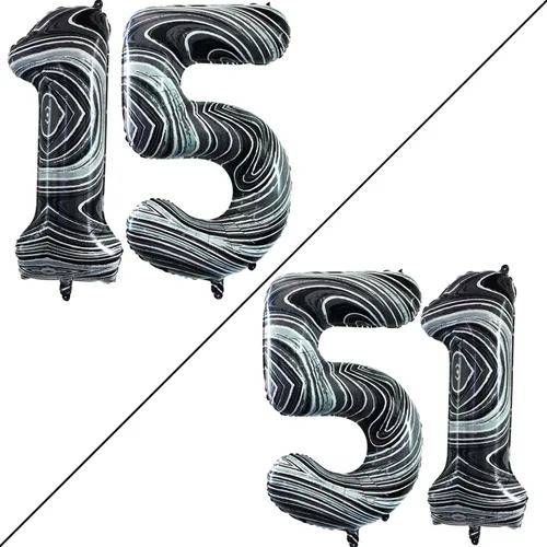 Vista 100 de Goer, conjunto de globos de papel aluminio para decoraciones de cumpleaños, globos de las letras de feliz cumpleaños y de números Oro