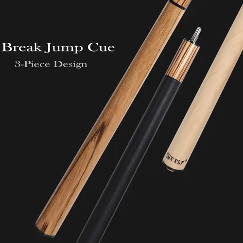 Vista 2 de CUEELF Break Jump Cue Hard Maple Shaft 13.5mm Bakelite Tip X-ZW