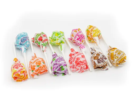 Vista 7 de DUM DUMS Paletas de 1 libra – Caramelos duros Suckers, sin gluten, envueltos individualmente (62 piezas)
