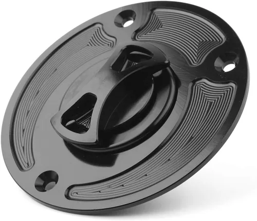 Vista 2 de Tapones de gasolina para motocicleta cubierta de llenado de combustible para Suzuki GSXR 600 750 1000 SV650S SV1000 GSXR 1300 2004-2013 negro