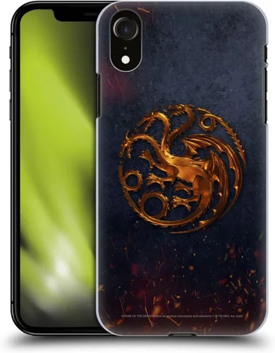 Vista 17 de Head Case Designs Officially Licensed House of The Dragon: Television Series Crown Graphics Hard Back Case Compatible with Apple iPhone XR