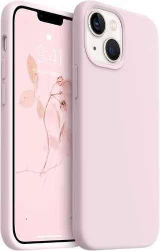 Vista 13 de AOTESIER Funda magnética para iPhone 13 Mini, compatible con MagSafe, protección militar a prueba de golpes, funda de silicona con forro