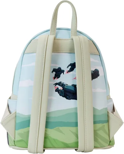 Vista 4 de Loungefly The Mandalorian Grogu Stone - Mini-mochila que brilla en la oscuridad, exclusiva de Tienda