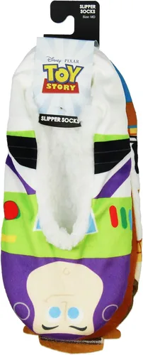 Vista 4 de Disney Toy Story Zapatillas Woody And Buzz Lightyear Slipper Calcetines con suela antideslizante para mujeres y hombres