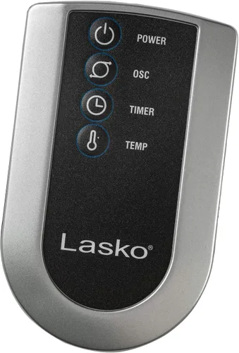 Vista 8 de Lasko Ventilador de pedestal oscilante, termostato, altura ajustable, control remoto, temporizador, 4 velocidades, para dormitorio, sala de estar