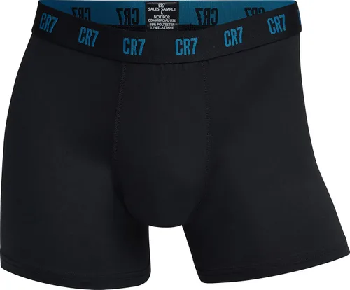 Vista 4 de CR7 Traje de baño de mezcla de microfibra para hombre paquete de 3 unidades color negro Negro