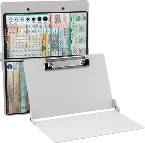 Vista 13 de WhiteCoat® Clipboard - Edición para Enfermería (Negro, Doble Pliegue)