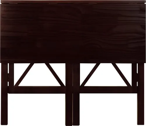 Vista 5 de Casual Home Montego - Escritorio plegable con bandeja extraíble, color espresso
