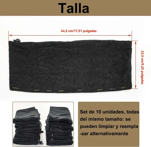 Vista 9 de Elitzia Capucha de algodón de repuesto Patrs para vaporizador de cabello 10 10 unidades de capucha negra