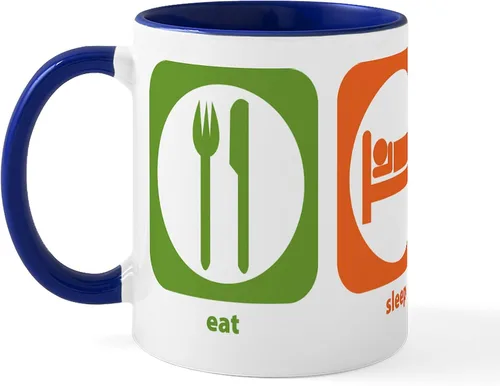 Vista 33 de CafePress Coffee Then Payroll Mugs - Taza de café de cerámica (11 oz)