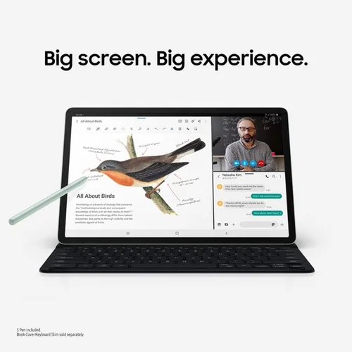 Vista 6 de Samsung Galaxy Tab S7 FE 2021 Tableta Android con pantalla de 12.4 pulgadas, WiFi, 64GB, S Pen incluido, batería de larga duración, rendimiento