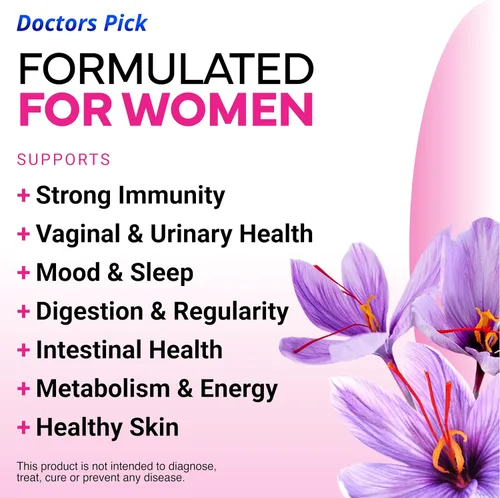 Vista 3 de Probióticos Fem Pro para mujeres. 17 cepas clínicamente efectivas para apoyo vaginal, digestivo e inmunológico, salud del tracto urinario
