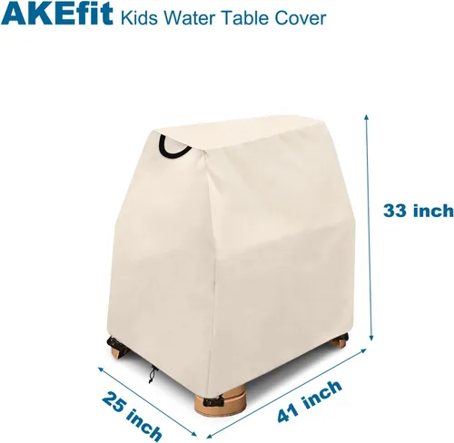 Vista 2 de AKEfit Cubierta para Mesa de Agua para Niños se Ajusta a Mesa de Agua de Estanque de Salpicaduras con Duchas de Lluvia para Niños Pequeños, Cubierta