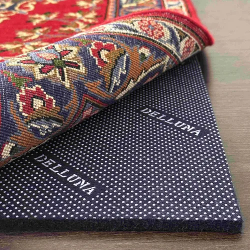 Vista 10 de DELLUNA Non-Slip Area Rug Pad 1/4" Thick Double Side Rubber + Felt, 2'x3' Premium Deluxe Cushioned- Safe for All Floors, Adds Comfort and