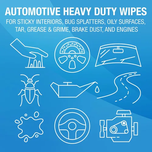 Vista 7 de MiracleWipes Toallitas de limpieza multiusos para automóviles, para manos, interiores y exteriores, detalles, eliminar grasa, lubricante, adhesivo