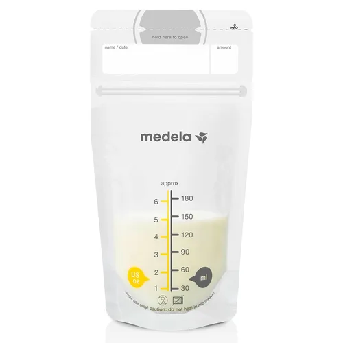 Vista 2 de Medela Paquete de almacenamiento de leche materna: bolsas, botellas y accesorios