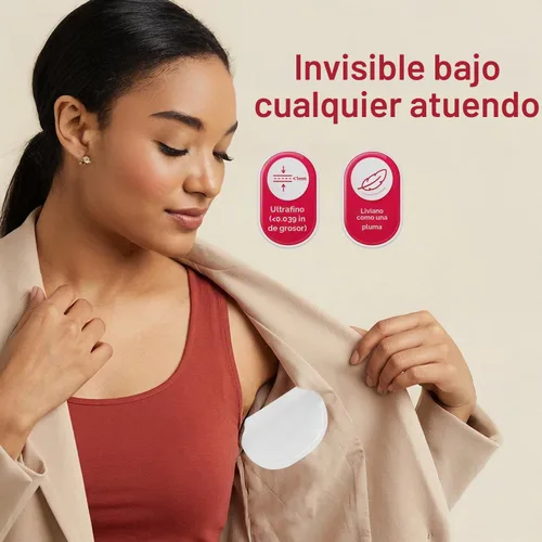 Vista 6 de Sirona Almohadilla desechable para sudor de axilas, 24 almohadillas, antitranspirantes, absorbentes, bloqueadoras de olores, protectores de vestido