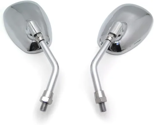 Vista 3 de HongK - Espejos de carreras de motocicleta de 0.394 in compatibles con XVS400 XVS1100/A XVS1300 XV1900 XV1700 XV1600 FZ6N FZ1N MT-01 MT-03 VMAX 1700