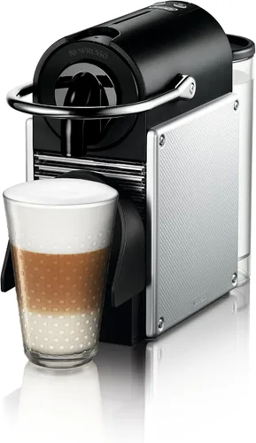 Vista 4 de Máquina de café expreso Nespresso Pixie por De'Longhi con Aeroccino de aluminio