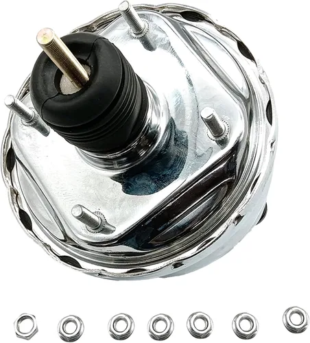 Vista 3 de 7 "Dual Power Booster 1-1/8 "Smooth Top Master Cylinder Kit Booster Kit de conversión de disco de 4 ruedas CNCB70008