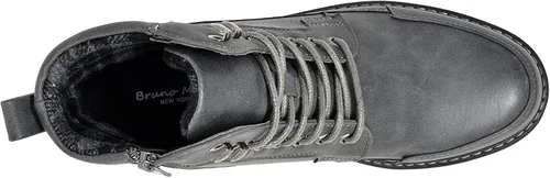 Vista 6 de Bruno Marc - Botas para hombre de combate estilo Oxford para motocicleta