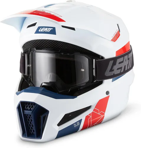 Vista 11 de Leatt Kit de casco y gafas Moto 3.5 Protección y comodidad