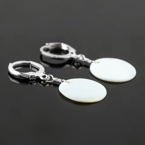 Vista 15 de Aretes de aro de cristal afganita natural Piedras afganas de alto grado Aretes chapados en plata Gota lisa Joyas de piedras preciosas hechas