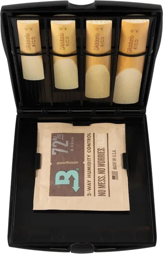 Vista 4 de D 'Addario - Estuche de cañas para múltiples instrumentos con packs de control de humedad para todos los clarinetes y saxofones. D'Addario reed