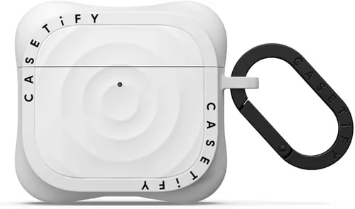 Vista 4 de CASETiFY Funda Ripple para Airpods Pro (3ª generación) con anillo - Avena