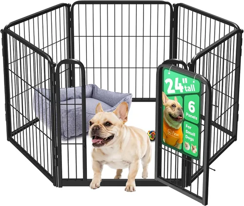 Vista 55 de FXW Homeplus Unleashed Corralito para Perros de Interior - Juego Sin Estrés y Seguro, Resistente de 24 Pulgadas 2 Paneles Corralito para Cachorros