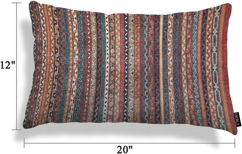 Vista 5 de EKOBLA Funda de almohada cuadrada de 12 x 20 pulgadas