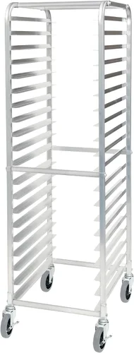 Vista 4 de Winco Funda para estante de láminas de 20 niveles ALRK-10 y ALRK-10BK, transparente, mediana Fits alrk-10, Easy on, Full-length, Great for Food
