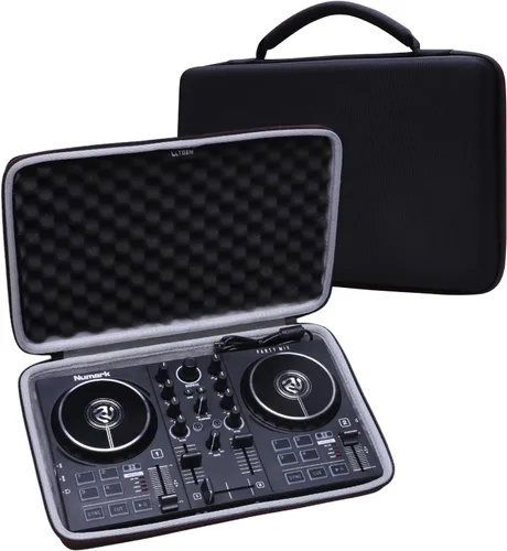 Vista 8 de Funda LTGEM para mezclador de DJ Numark Party Mix II o Hercules DJControl Mix Ultra, Negro (Solo la funda)
