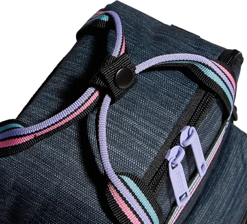 Vista 4 de adidas Squad - Bolsa de almuerzo aislada dos tonos color negroglobo de nieve talla única