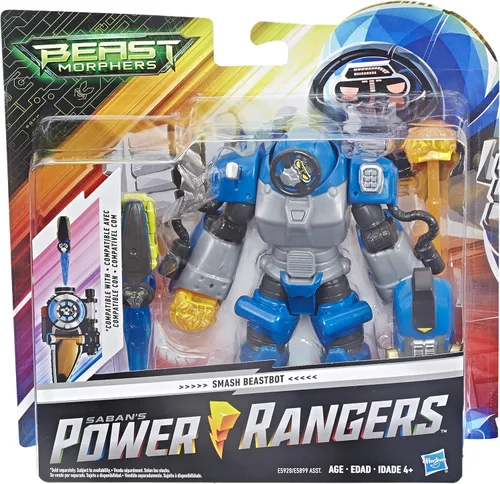 Vista 2 de Power Rangers Beast Morphers Smash Beastbot - Figura de acción de 6 pulgadas inspirada en el programa de televisión