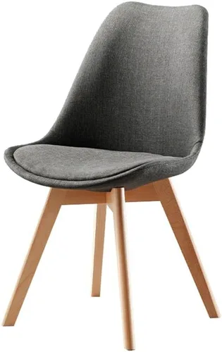 Vista 33 de Sillas de comedor modernas, silla lateral tapizada para el hogar, silla auxiliar para sala de conferencias, silla de comedor, silla de comedor sin