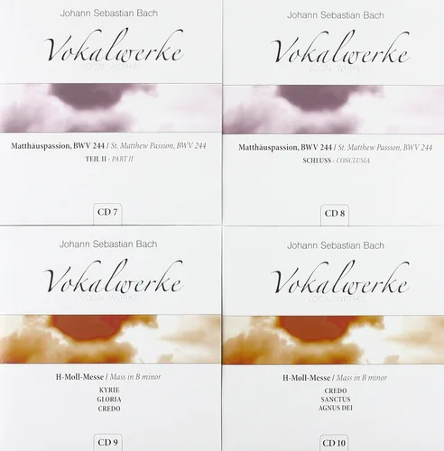 Vista 5 de Bach Vokalwerke- Christmas Oratorio St John Passion St Matthew Passion Mass in B minor