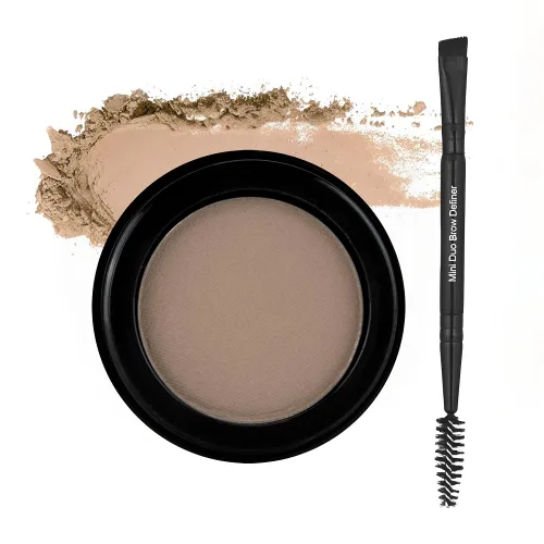 Vista 18 de Billion Dollar Brows Relleno de cejas de terciopelo prensado rubio en polvo para cejas