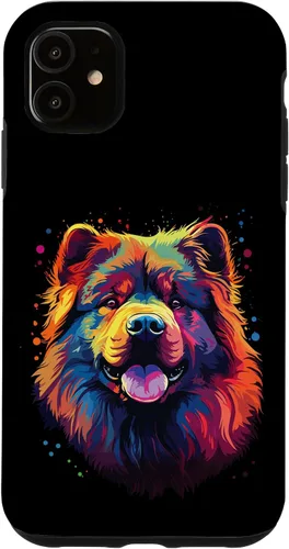 Vista 27 de Watercolour Colourful Dog Chow Chow Case for iPhone 16