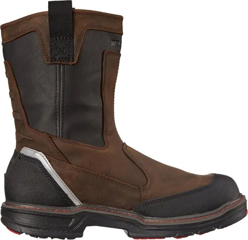 Vista 6 de Wolverine Overman Nano Toe - Botas de trabajo impermeables para hombre de 10 pulgadas